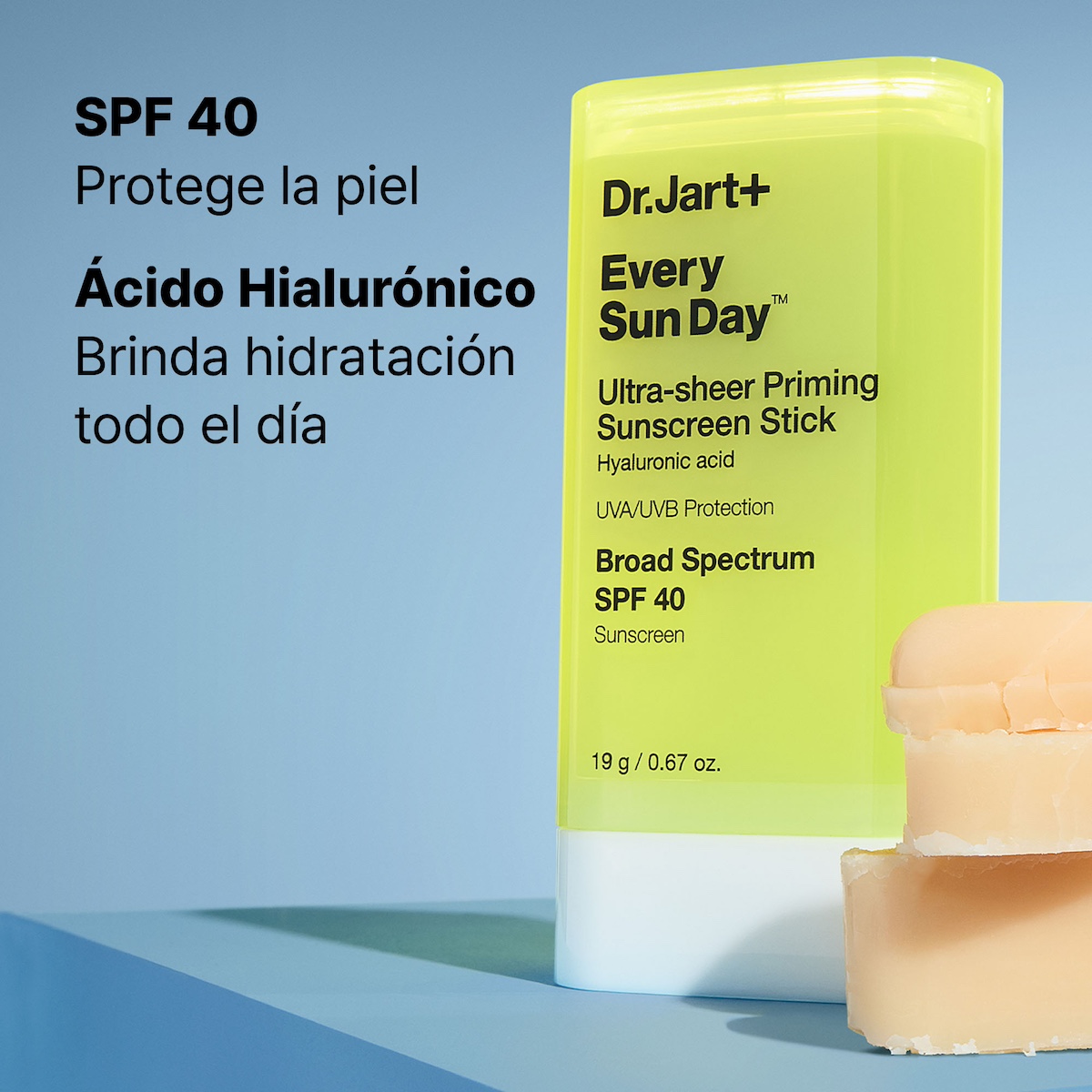EVERY SUN DAY&trade; INVISIBLE KOREAN SUNSCREEN STICK SPF 40 (PROTECTOR SOLAR EN BARRA)